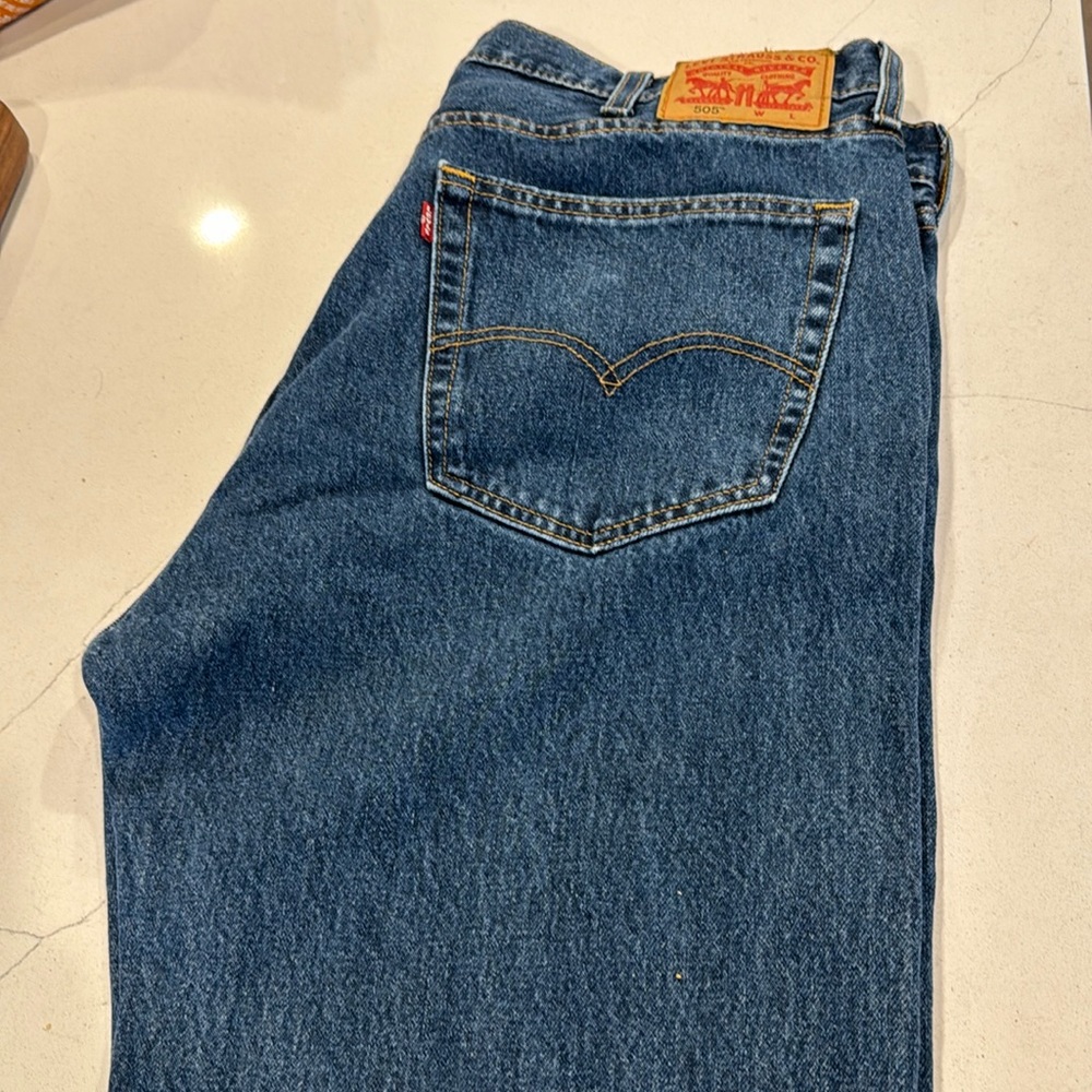 Men’s Levi’s 505 Jeans, size medium 38x38